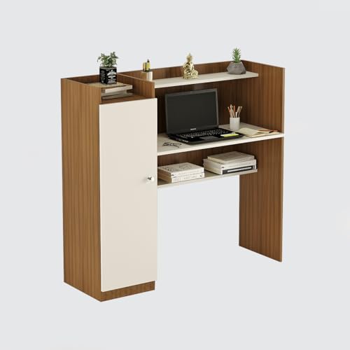 Florian Study Table, Computer Desk, WFH Office Table with Storage