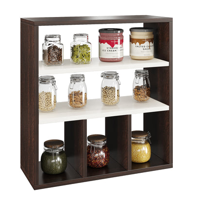 Tuesa Kitchen Spice Jar Rack Storage Shelf Cabinet Stand