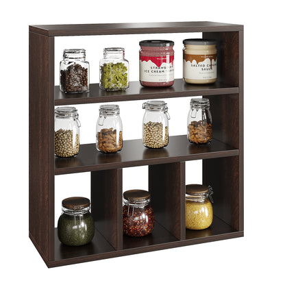 Tuesa Kitchen Spice Jar Rack Storage Shelf Cabinet Stand