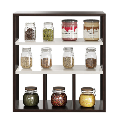 Tuesa Kitchen Spice Jar Rack Storage Shelf Cabinet Stand