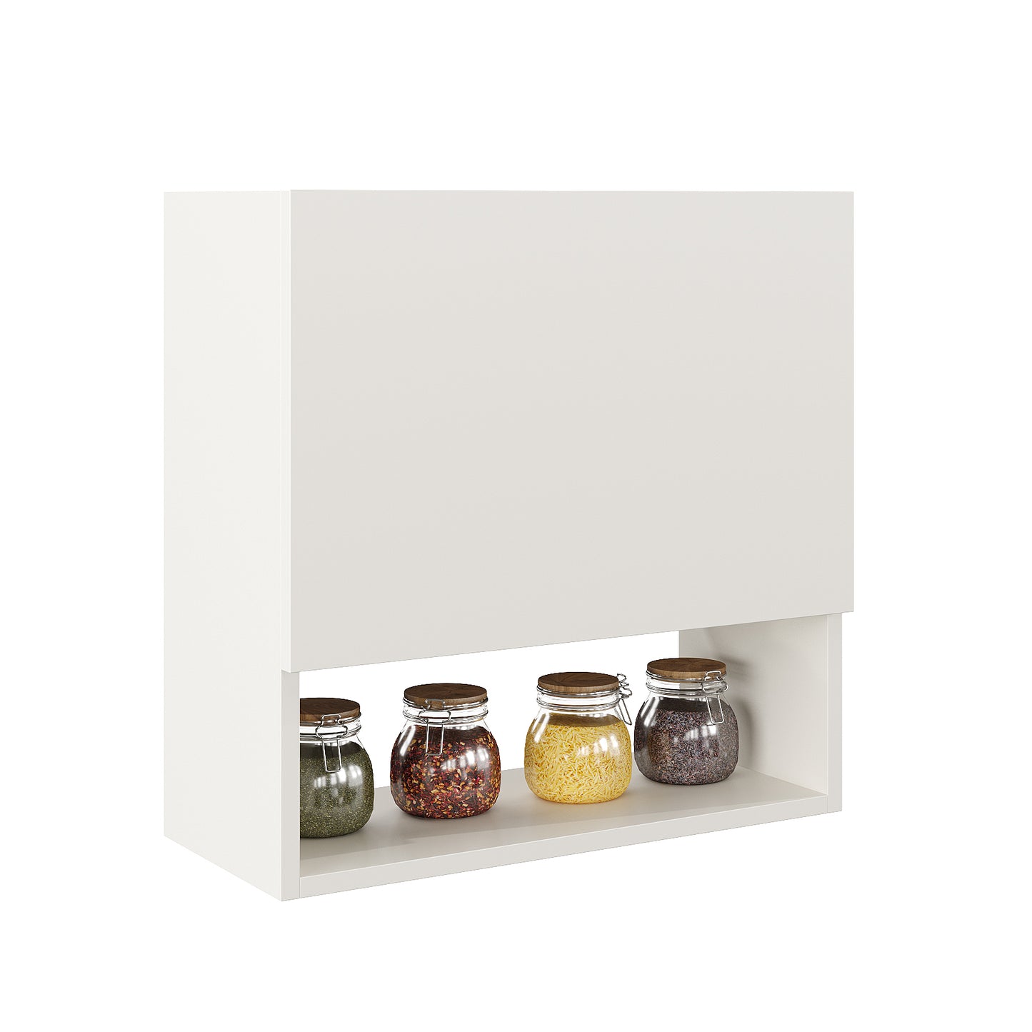 Nordic Kitchen Spice Jar Rack Storage Shelf Cabinet Stand