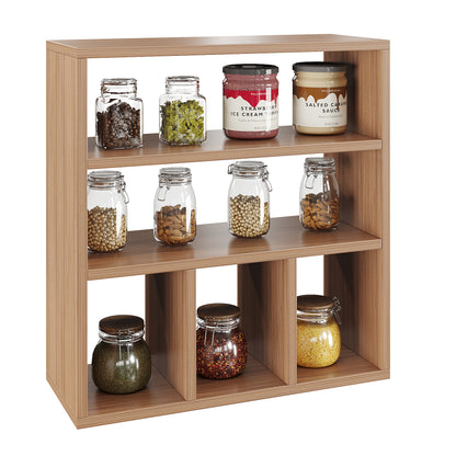 Tuesa Kitchen Spice Jar Rack Storage Shelf Cabinet Stand