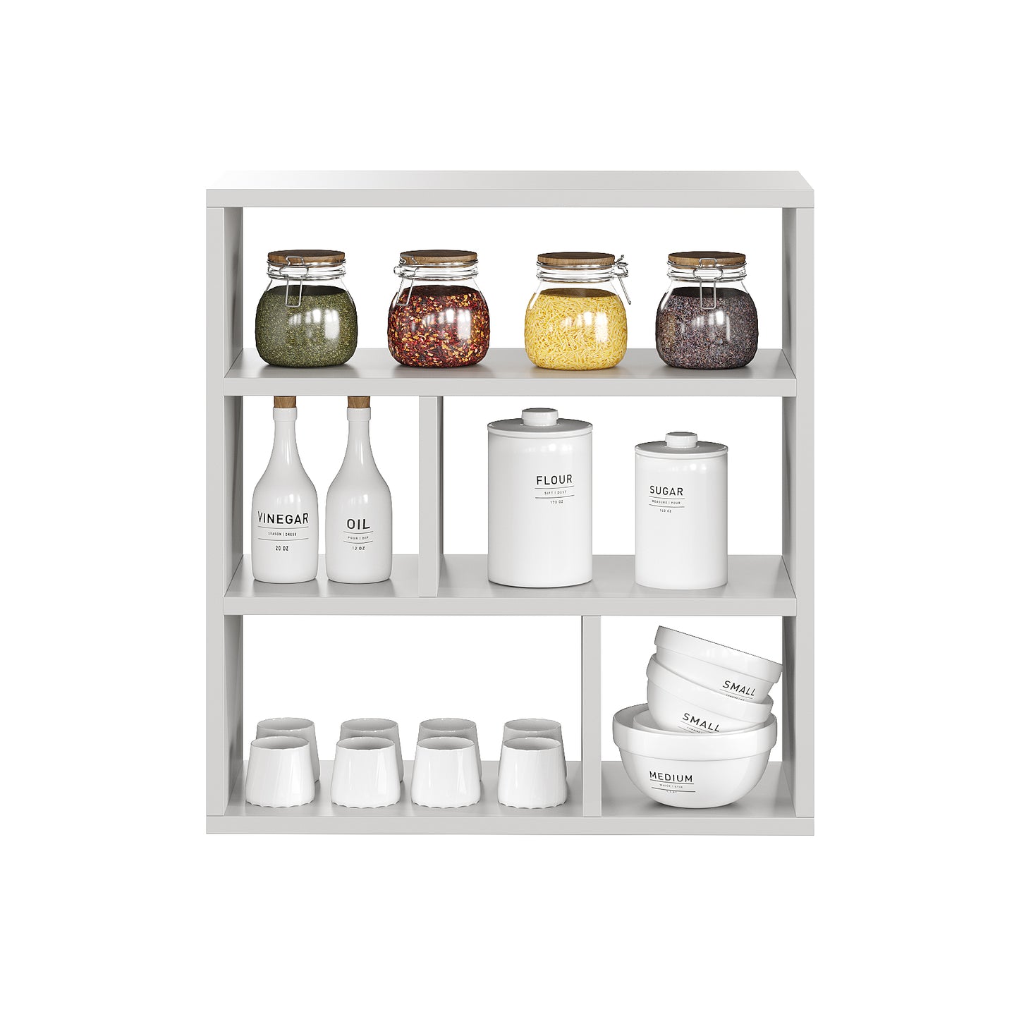 Matty Kitchen Spice Jar Rack Storage Shelf Cabinet Stand