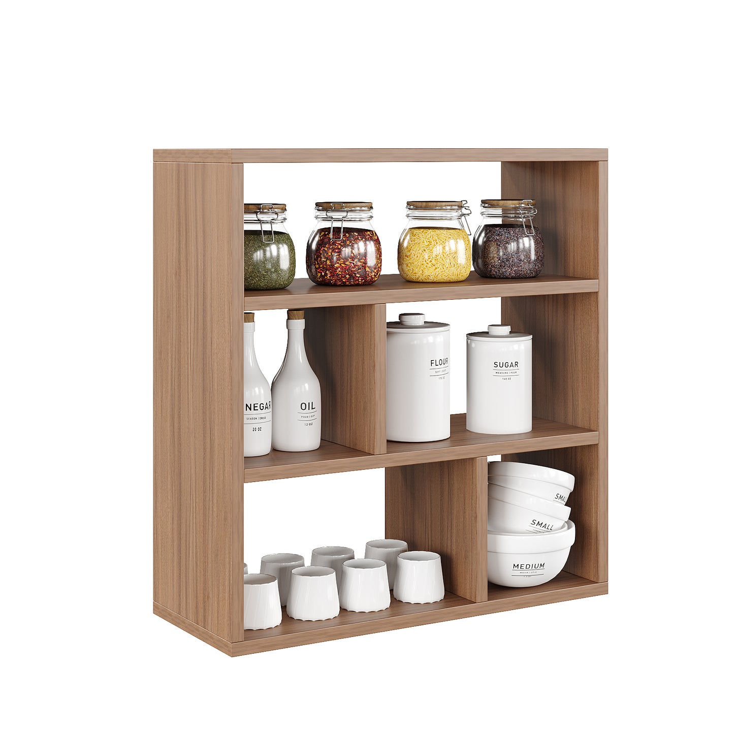 Matty Kitchen Spice Jar Rack Storage Shelf Cabinet Stand