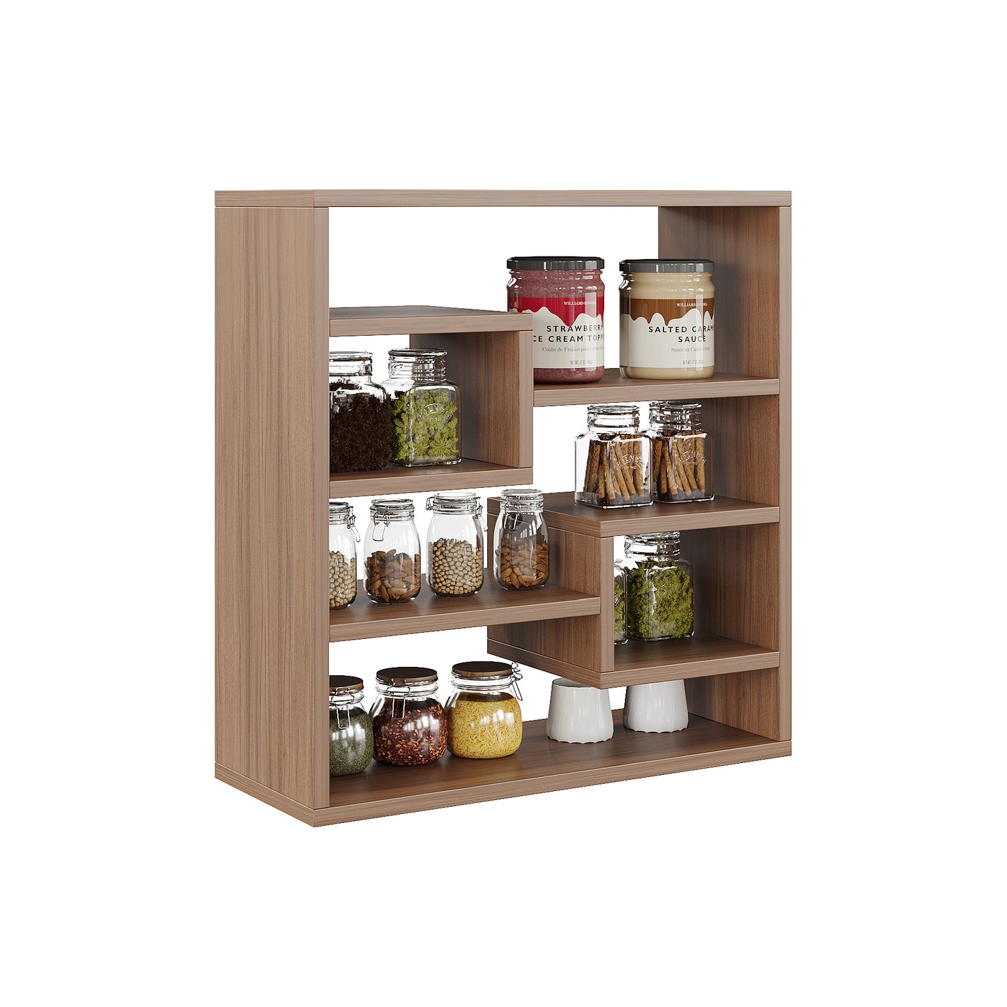 Brian Kitchen Spice Jar Rack Storage Shelf Cabinet Stand