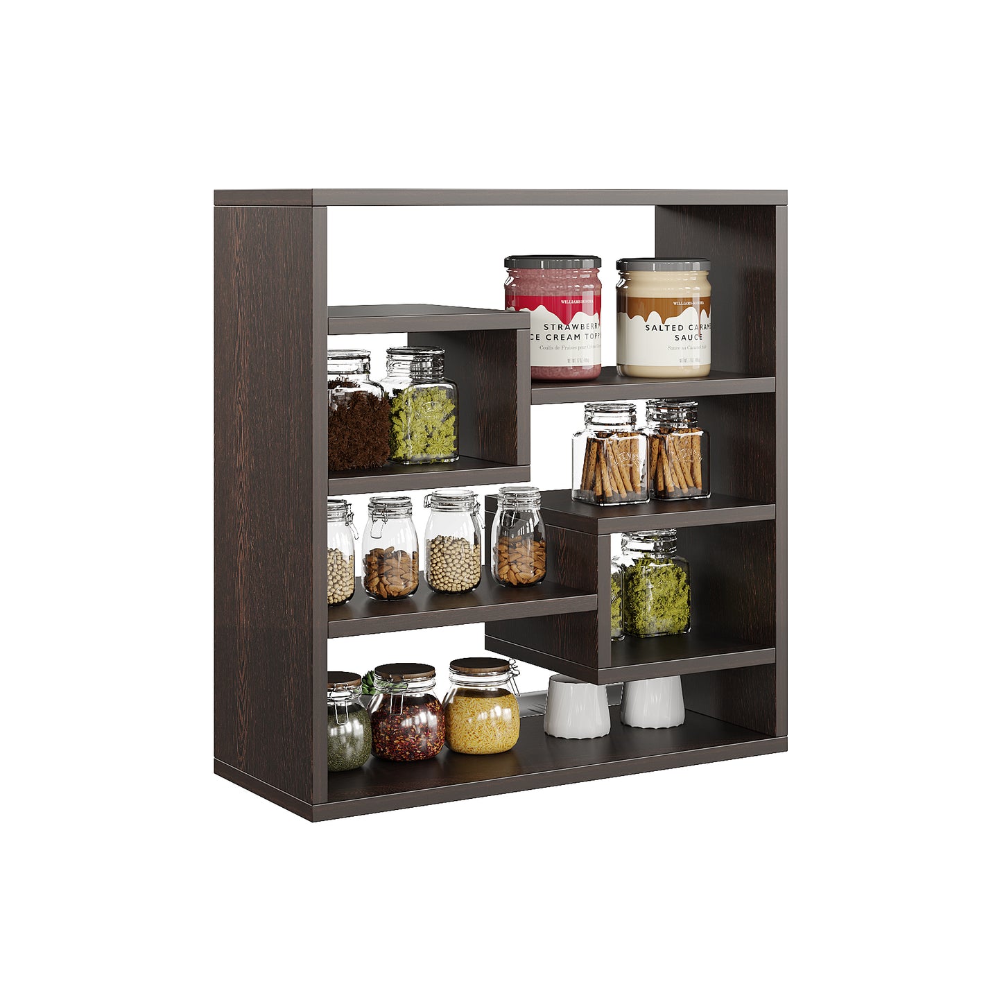 Brian Kitchen Spice Jar Rack Storage Shelf Cabinet Stand