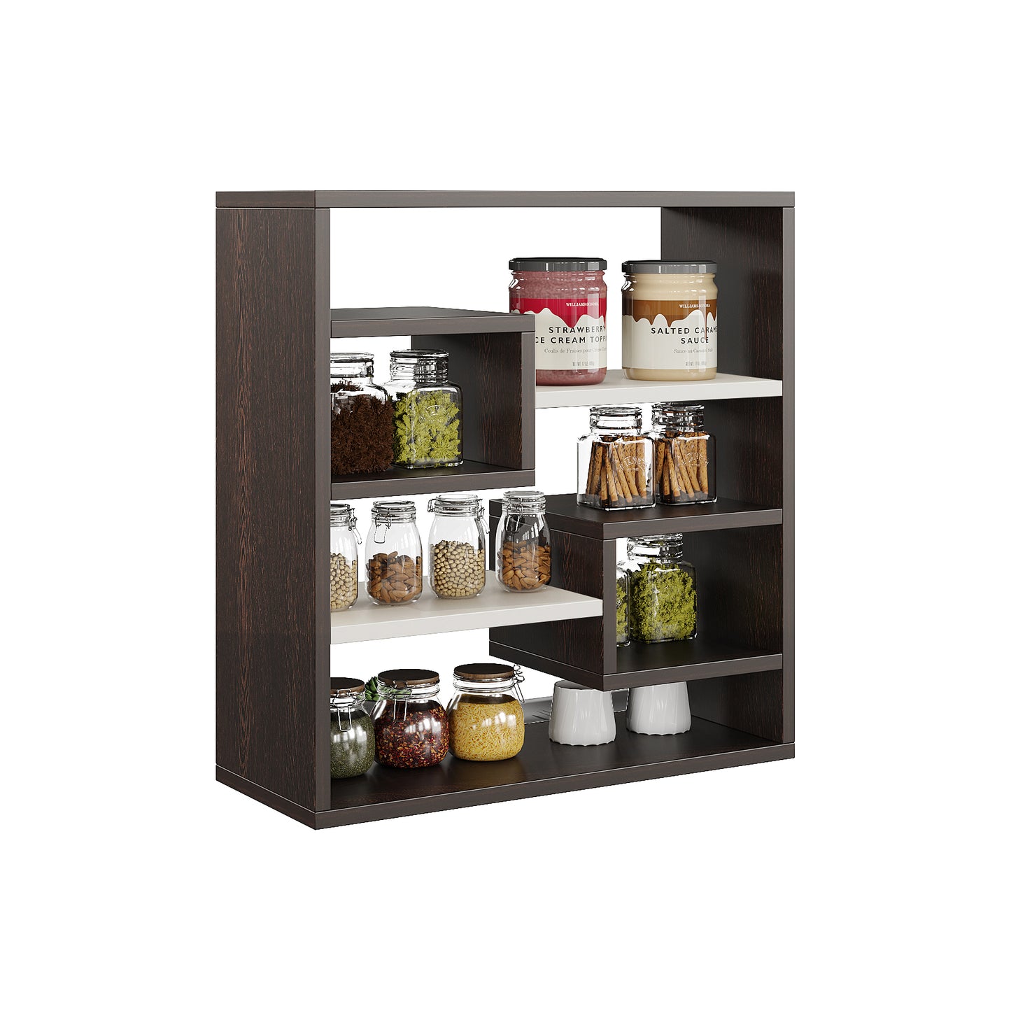 Brian Kitchen Spice Jar Rack Storage Shelf Cabinet Stand