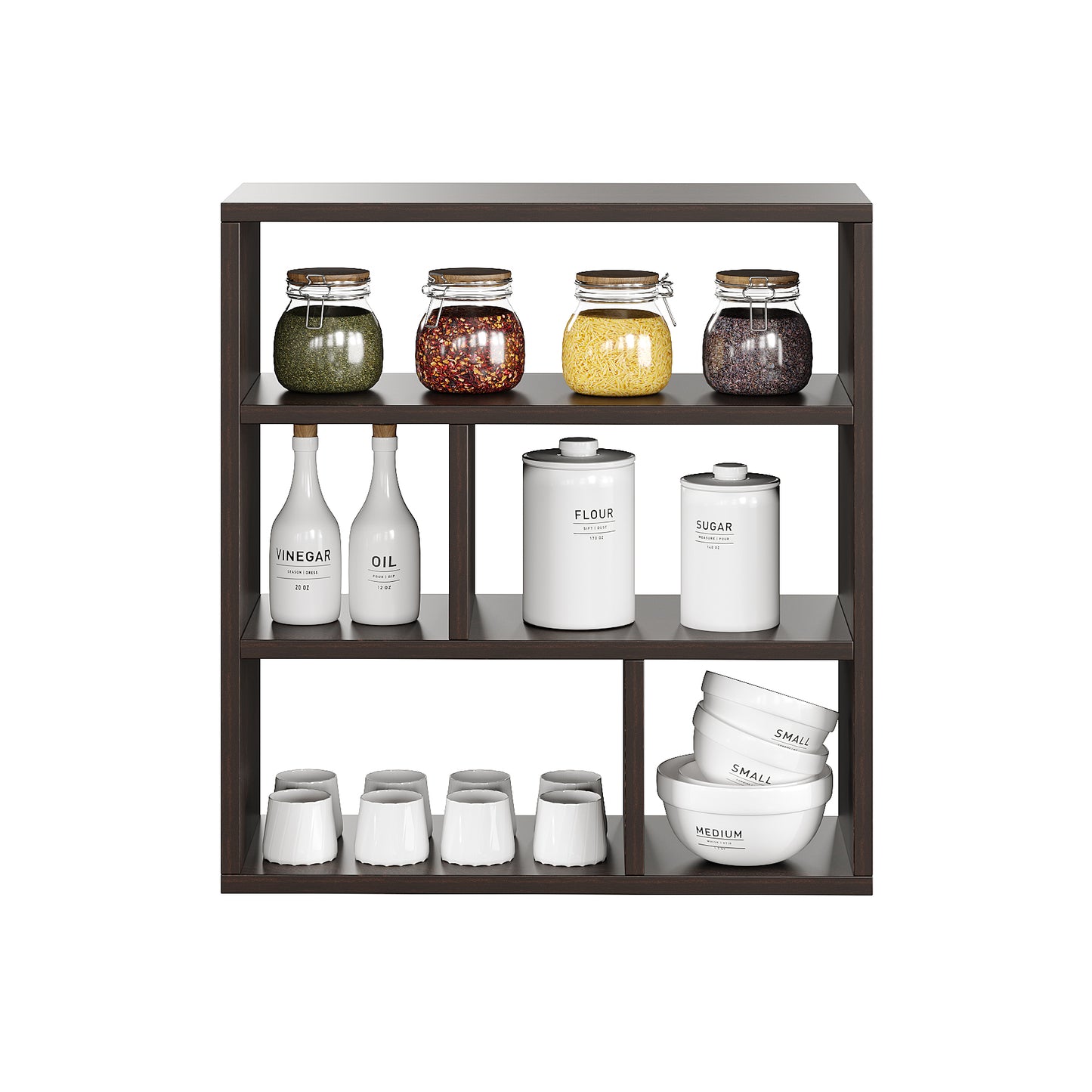 Matty Kitchen Spice Jar Rack Storage Shelf Cabinet Stand